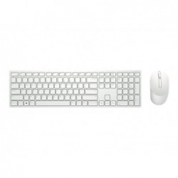 DELL Pro Wireless Keyboard and Mouse KM5221W US International QWERTY White DELL Pro Wireless Keyboard and Mouse KM5221W US International QWERTY White