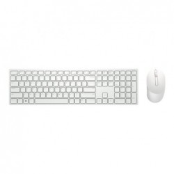 DELL Pro Wireless Keyboard and Mouse KM5221W US International QWERTY White DELL Pro Wireless Keyboard and Mouse KM5221W US International QWERTY White