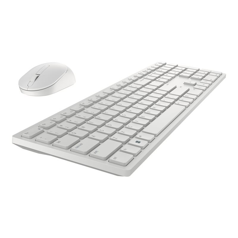 DELL Pro Wireless Keyboard and Mouse KM5221W US International QWERTY White DELL Pro Wireless Keyboard and Mouse KM5221W US International QWERTY White