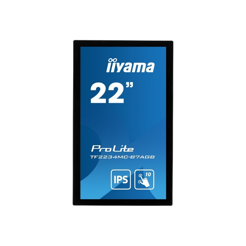 IIYAMA 21.5inch IPS PCAP AG Bezel Free 10P Touch 1920x1080 1000:1 300cd/m2 8ms VGA DP HDMI USB Interface