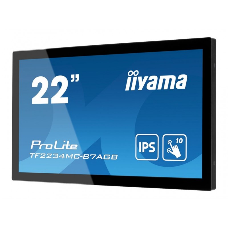 IIYAMA 21.5inch IPS PCAP AG Bezel Free 10P Touch 1920x1080 1000:1 300cd/m2 8ms VGA DP HDMI USB Interface