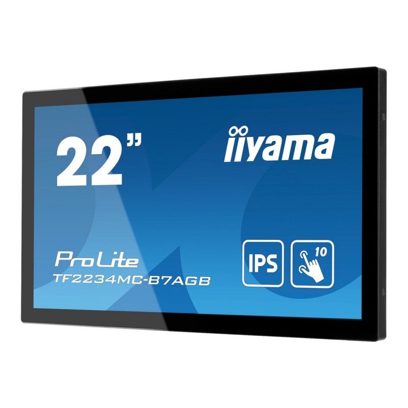 IIYAMA 21.5inch IPS PCAP AG Bezel Free 10P Touch 1920x1080 1000:1 300cd/m2 8ms VGA DP HDMI USB Interface