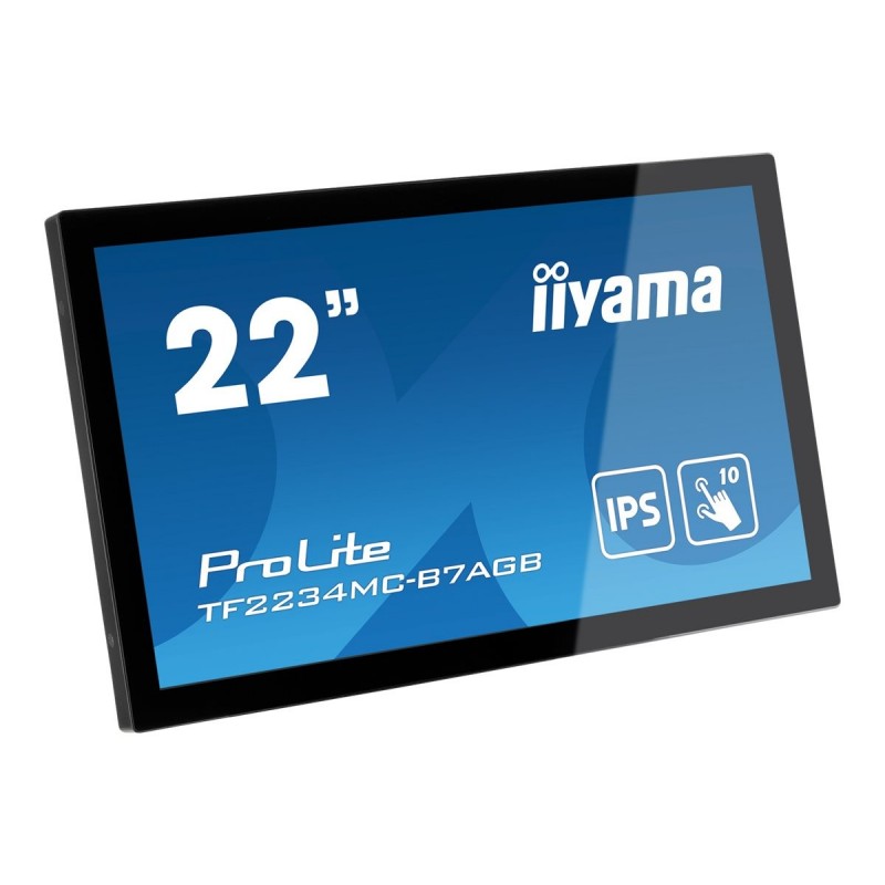 IIYAMA 21.5inch IPS PCAP AG Bezel Free 10P Touch 1920x1080 1000:1 300cd/m2 8ms VGA DP HDMI USB Interface