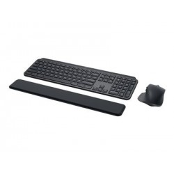 LOGITECH MX Keys Combo for Business Keyboard and mouse set backlit wireless Bluetooth LE QWERTY US International graphite (US)
