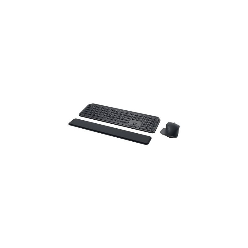 LOGITECH MX Keys Combo for Business Keyboard and mouse set backlit wireless Bluetooth LE QWERTY US International graphite (US)