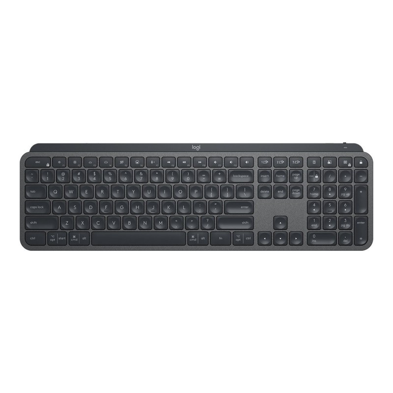 LOGITECH MX Keys Combo for Business Keyboard and mouse set backlit wireless Bluetooth LE QWERTY US International graphite (US)