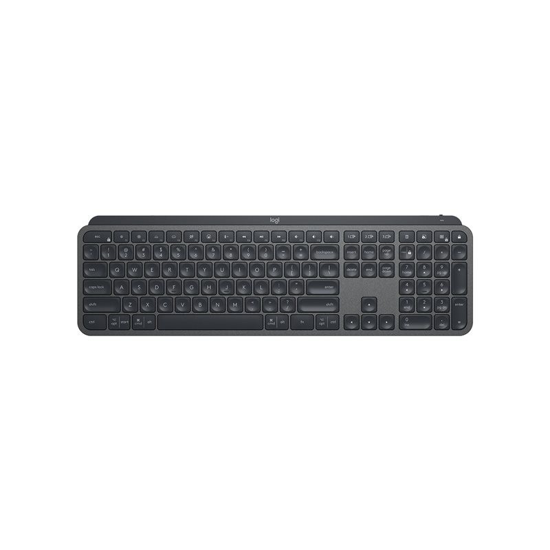 LOGITECH MX Keys Combo for Business Keyboard and mouse set backlit wireless Bluetooth LE QWERTY US International graphite (US)