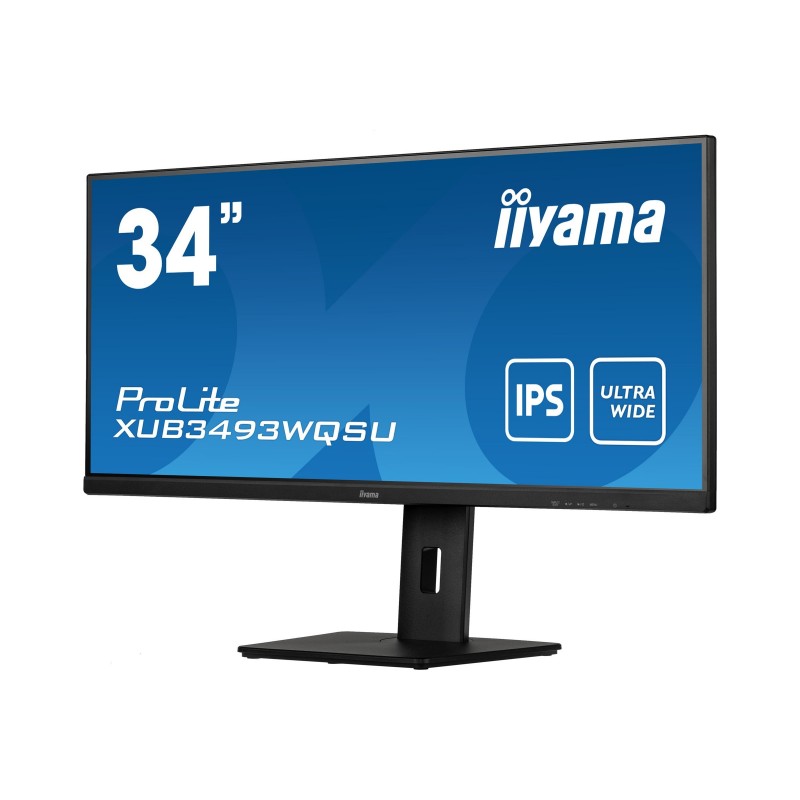 IIYAMA XUB3493WQSU-B5 34inch UW ETE IPS-panel 3440x1440 FreeSync 3000:1 400cd/m2 0.4ms MPRT HDR 2xHDMI 2xDP USB-HUB Speakers (P) IIYAMA XUB3493WQSU-B5 34inch UW ETE IPS-panel 3440x1440 FreeSync 3000:1 400cd/m2 0.4ms MPRT HDR 2xHDMI 2xDP USB-HUB Speakers (P)