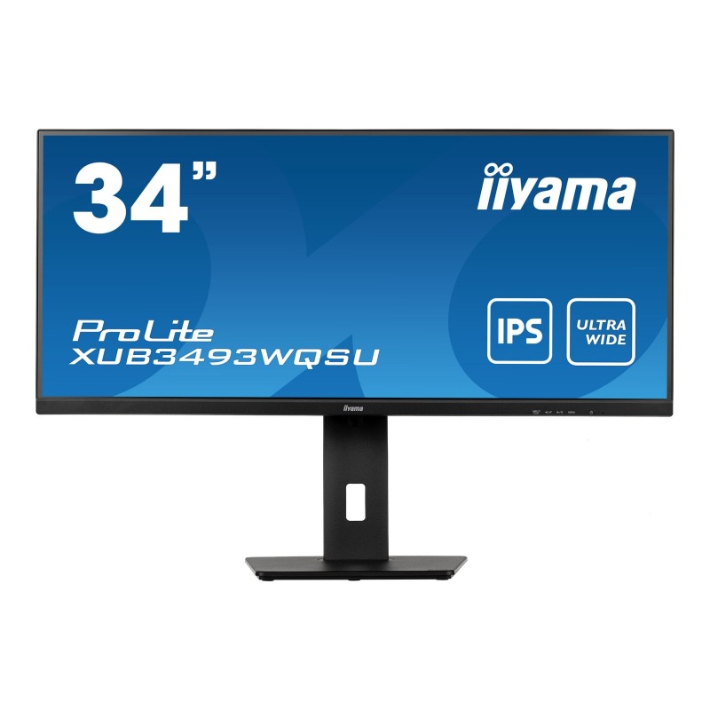 IIYAMA XUB3493WQSU-B5 34inch UW ETE IPS-panel 3440x1440 FreeSync 3000:1 400cd/m2 0.4ms MPRT HDR 2xHDMI 2xDP USB-HUB Speakers (P) IIYAMA XUB3493WQSU-B5 34inch UW ETE IPS-panel 3440x1440 FreeSync 3000:1 400cd/m2 0.4ms MPRT HDR 2xHDMI 2xDP USB-HUB Speakers (P)