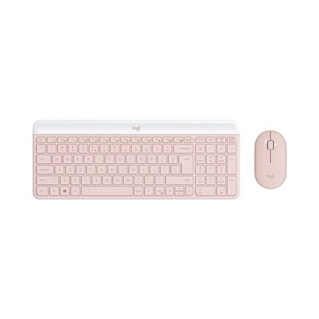 LOGITECH MK470 Slim Combo - ROSE - (US) INTL - INTNL-973