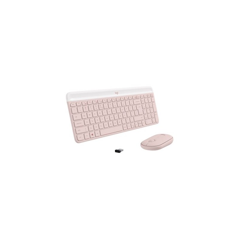 LOGITECH MK470 Slim Combo - ROSE - (US) INTL - INTNL-973