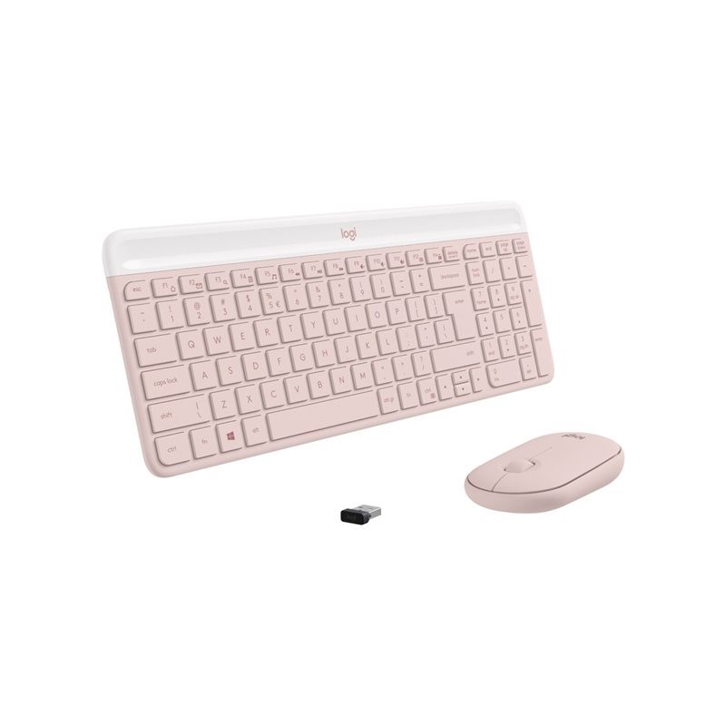 LOGITECH MK470 Slim Combo - ROSE - (US) INTL - INTNL-973