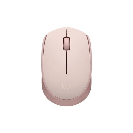 LOGITECH M171 Mouse right and left-handed optical 3 buttons wireless 2.4 GHz USB wireless receiver pink