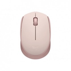 LOGITECH M171 Mouse right and left-handed optical 3 buttons wireless 2.4 GHz USB wireless receiver pink