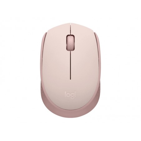 LOGITECH M171 Mouse right and left-handed optical 3 buttons wireless 2.4 GHz USB wireless receiver pink