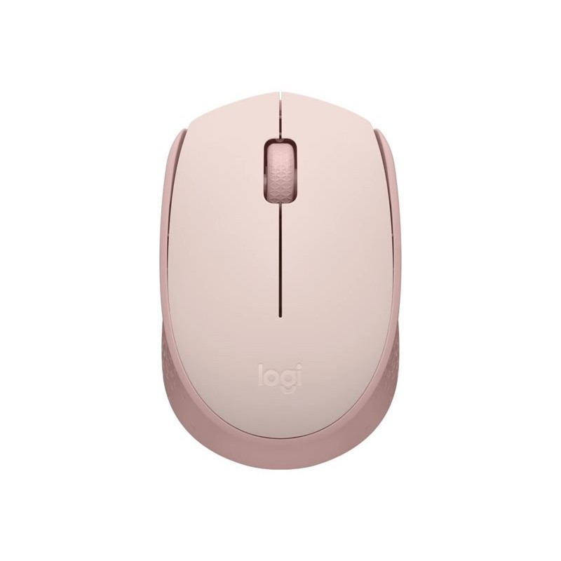 LOGITECH M171 Mouse right and left-handed optical 3 buttons wireless 2.4 GHz USB wireless receiver pink