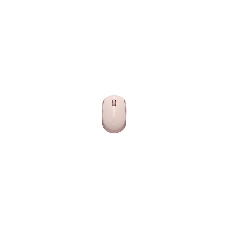 LOGITECH M171 Mouse right and left-handed optical 3 buttons wireless 2.4 GHz USB wireless receiver pink