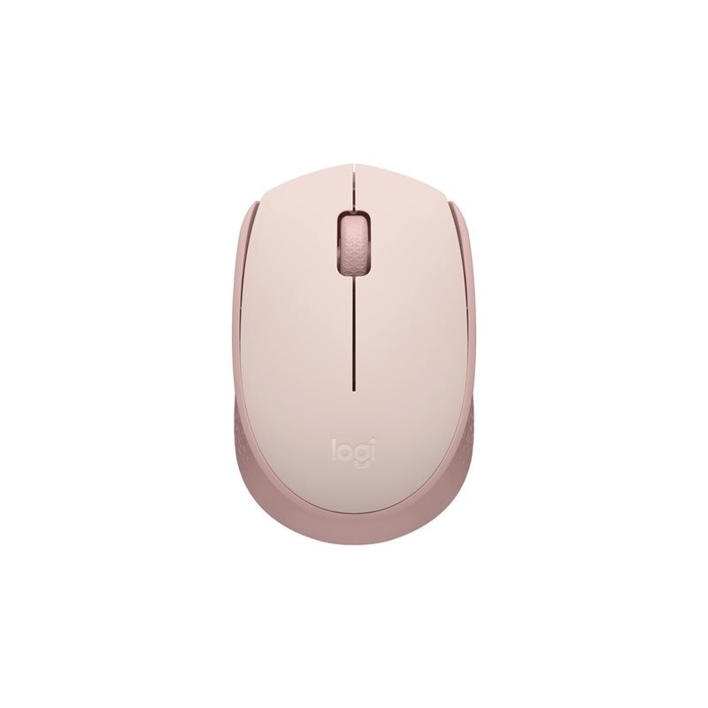 LOGITECH M171 Mouse right and left-handed optical 3 buttons wireless 2.4 GHz USB wireless receiver pink