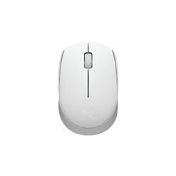 LOGITECH M171 Mouse right and left-handed optical 3 buttons wireless 2.4 GHz USB wireless receiver off-white