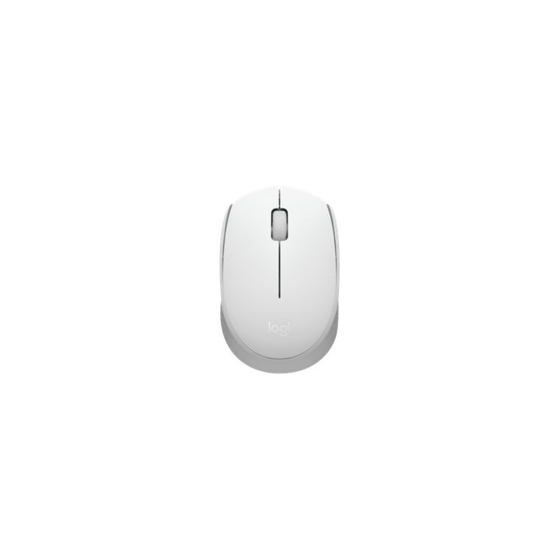 LOGITECH M171 Mouse right and left-handed optical 3 buttons wireless 2.4 GHz USB wireless receiver off-white