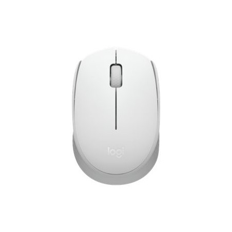 LOGITECH M171 Mouse right and left-handed optical 3 buttons wireless 2.4 GHz USB wireless receiver off-white