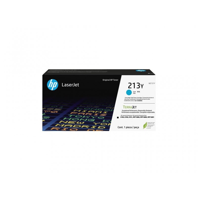 HP 213Y Cyan Original LaserJet Toner Cartridge HP 213Y Cyan Original LaserJet Toner Cartridge