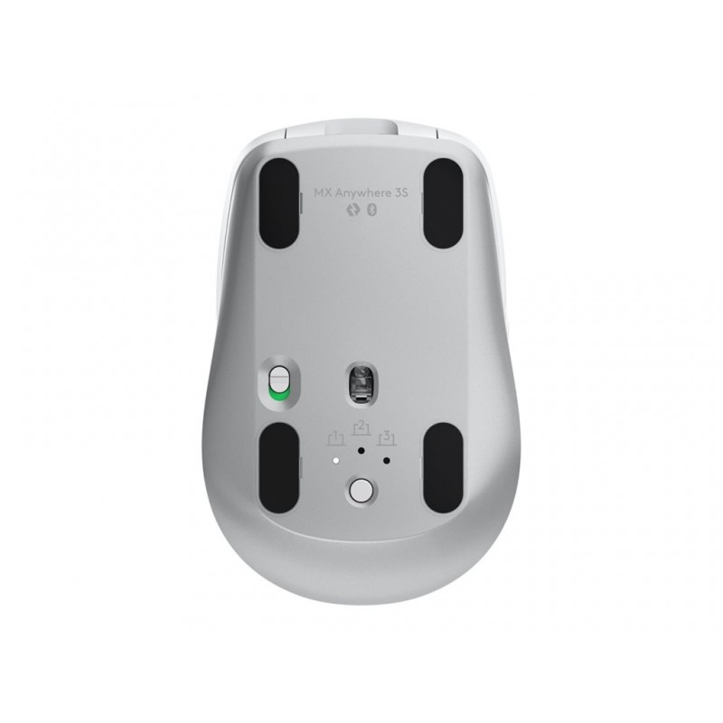 LOGITECH MX Anywhere 3S Mouse optical 6 buttons wireless Bluetooth pale grey