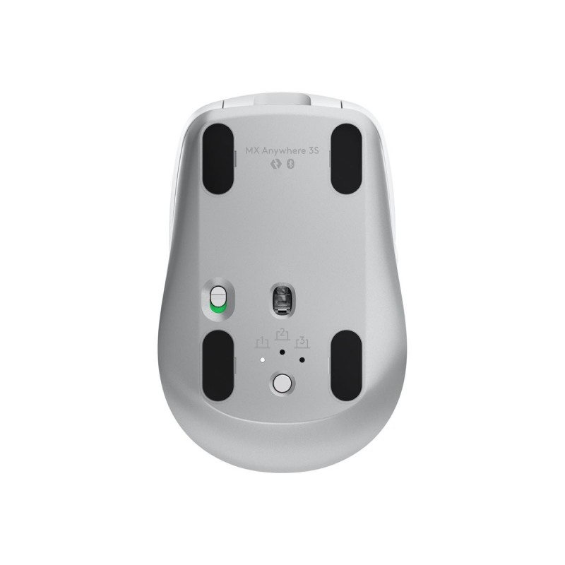 LOGITECH MX Anywhere 3S Mouse optical 6 buttons wireless Bluetooth pale grey