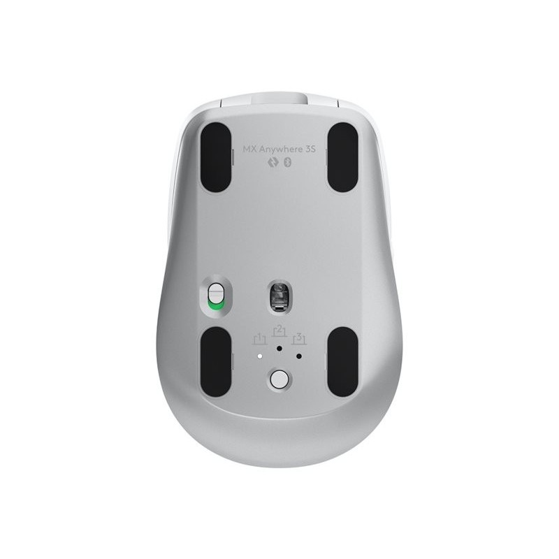 LOGITECH MX Anywhere 3S Mouse optical 6 buttons wireless Bluetooth pale grey