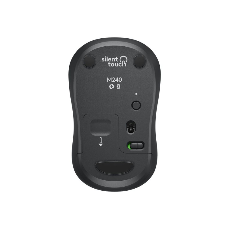 LOGITECH M240 Silent Mouse right and left-handed optical 3 buttons wireless Bluetooth graphite