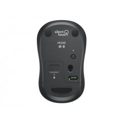 LOGITECH M240 Silent Mouse right and left-handed optical 3 buttons wireless Bluetooth graphite