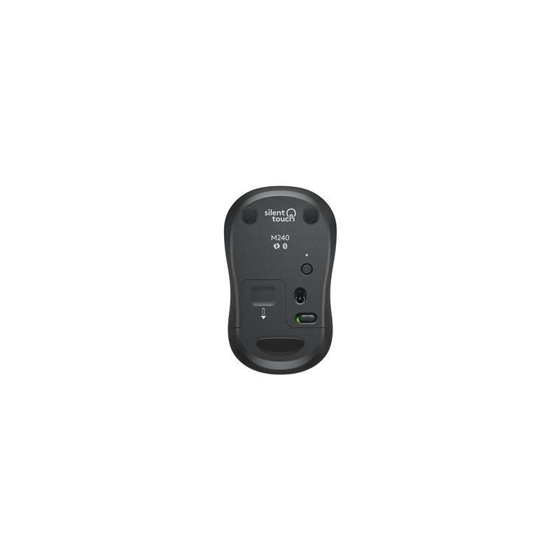 LOGITECH M240 Silent Mouse right and left-handed optical 3 buttons wireless Bluetooth graphite
