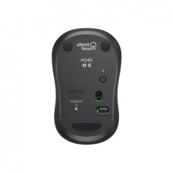 LOGITECH M240 Silent Mouse right and left-handed optical 3 buttons wireless Bluetooth graphite