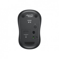 LOGITECH M240 Silent Mouse right and left-handed optical 3 buttons wireless Bluetooth graphite