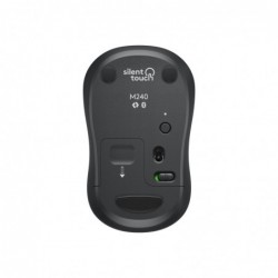 LOGITECH M240 Silent Mouse right and left-handed optical 3 buttons wireless Bluetooth graphite