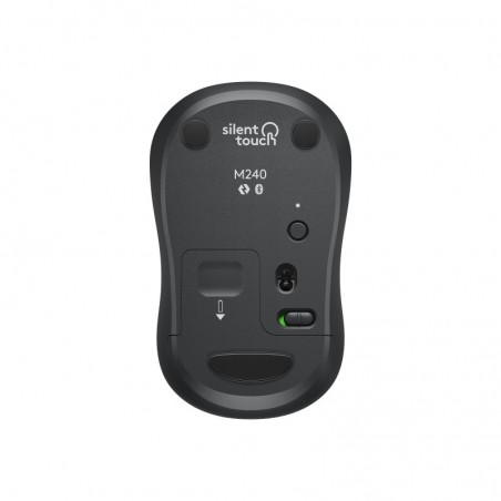 LOGITECH M240 Silent Mouse right and left-handed optical 3 buttons wireless Bluetooth graphite