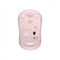 LOGITECH M240 Silent Mouse right and left-handed optical 3 buttons wireless Bluetooth rose