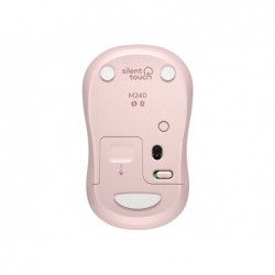 LOGITECH M240 Silent Mouse right and left-handed optical 3 buttons wireless Bluetooth rose