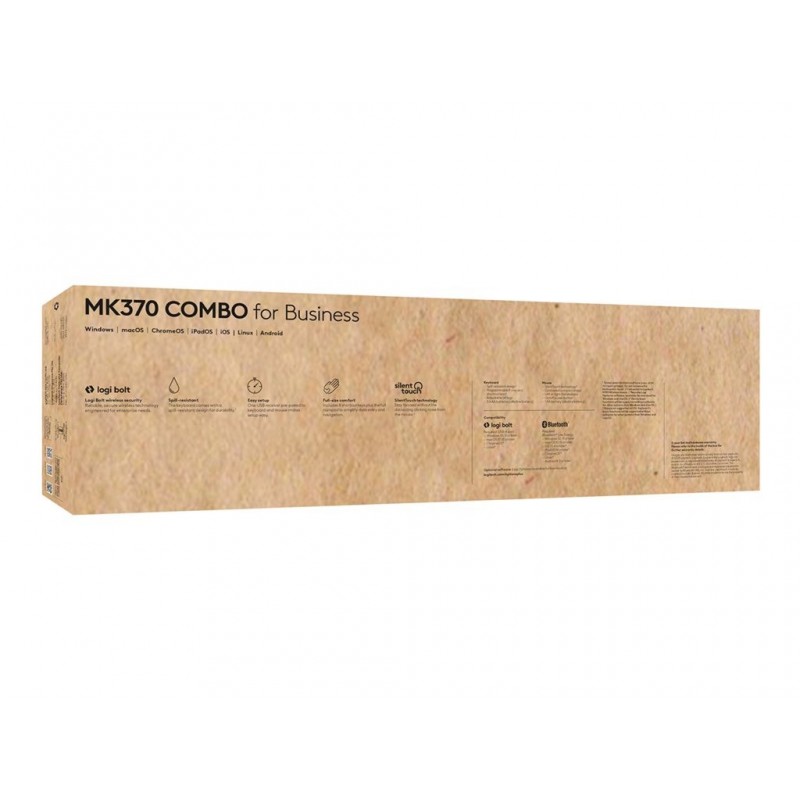 LOGITECH MK370 Combo for Business - GRAPHITE - (US) INTL - INTNL-973 LOGITECH MK370 Combo for Business - GRAPHITE - (US) INTL - INTNL-973