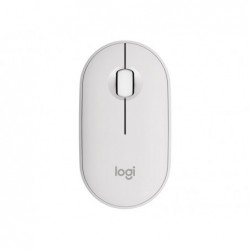 LOGITECH Pebble Mouse 2 M350s Mouse optical 3 buttons wireless Bluetooth 5.2 LE tonal white