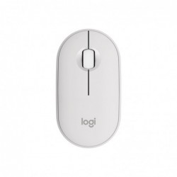 LOGITECH Pebble Mouse 2 M350s Mouse optical 3 buttons wireless Bluetooth 5.2 LE tonal white