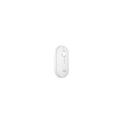 LOGITECH Pebble Mouse 2 M350s Mouse optical 3 buttons wireless Bluetooth 5.2 LE tonal white