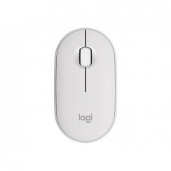 LOGITECH Pebble Mouse 2 M350s Mouse optical 3 buttons wireless Bluetooth 5.2 LE tonal white