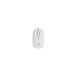LOGITECH Pebble Mouse 2 M350s Mouse optical 3 buttons wireless Bluetooth 5.2 LE tonal white
