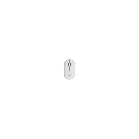 LOGITECH Pebble Mouse 2 M350s Mouse optical 3 buttons wireless Bluetooth 5.2 LE tonal white