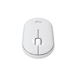 LOGITECH Pebble Mouse 2 M350s Mouse optical 3 buttons wireless Bluetooth 5.2 LE tonal white