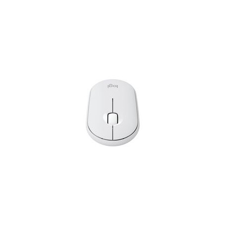 LOGITECH Pebble Mouse 2 M350s Mouse optical 3 buttons wireless Bluetooth 5.2 LE tonal white