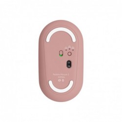 LOGITECH Pebble Mouse 2 M350s Mouse optical 3 buttons wireless Bluetooth 5.2 LE tonal rose