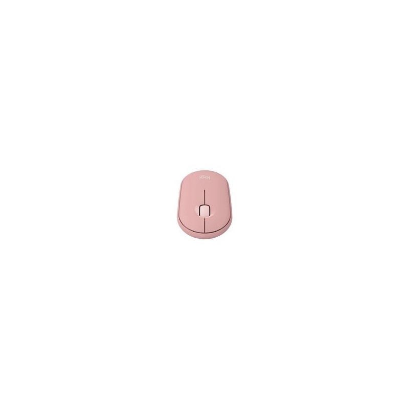LOGITECH Pebble Mouse 2 M350s Mouse optical 3 buttons wireless Bluetooth 5.2 LE tonal rose