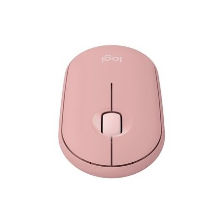 LOGITECH Pebble Mouse 2 M350s Mouse optical 3 buttons wireless Bluetooth 5.2 LE tonal rose